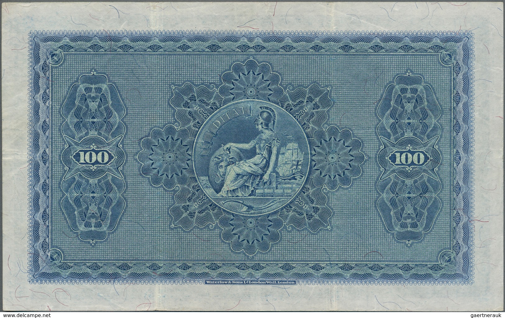 Scotland / Schottland: The British Linen Bank 100 Pounds 1954, P.160b, Excellent Condition For This - Autres & Non Classés