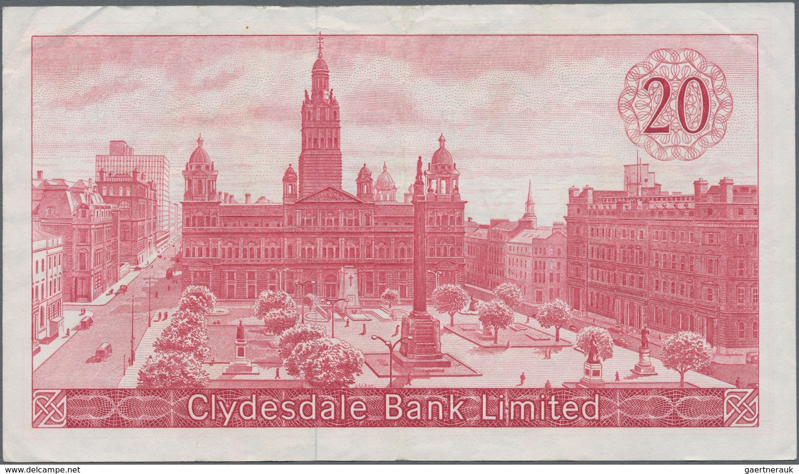 Scotland / Schottland: Clydesdale Bank Limited 20 Pounds 1964, P.200, Great Original Shape With A Fe - Sonstige & Ohne Zuordnung