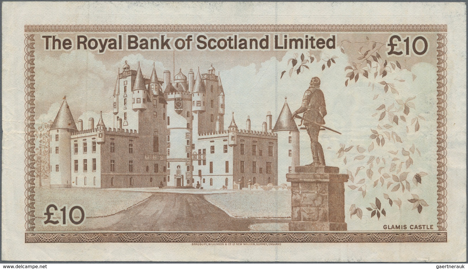 Scotland / Schottland: The Royal Bank Of Scotland Limited 10 Pounds 1981, P.338, Very Nice Condition - Otros & Sin Clasificación