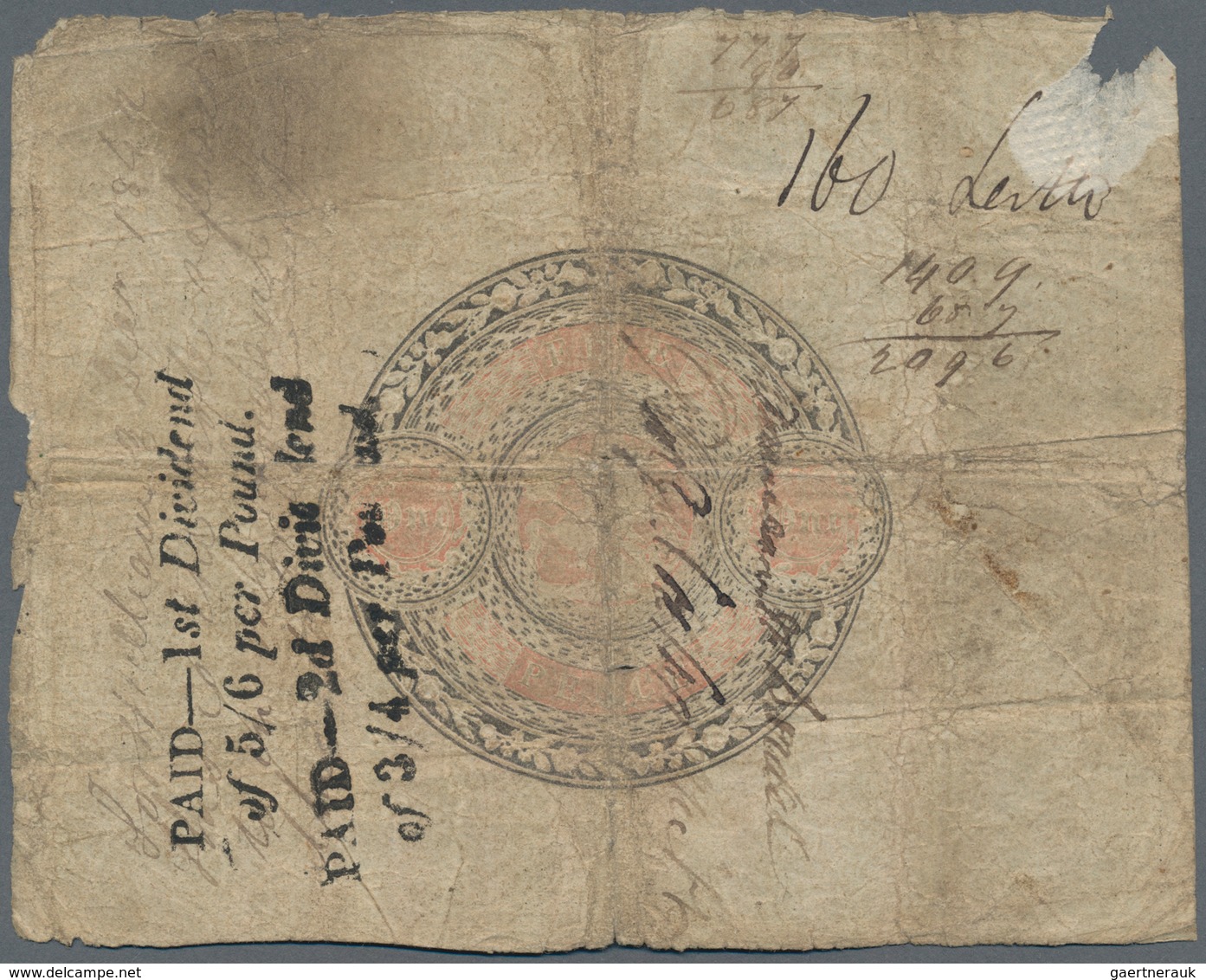 Scotland / Schottland: LEITH Banking Company 1 Pound = 20 Shillings 1836, P.NL, Still Nice With A Fe - Sonstige & Ohne Zuordnung