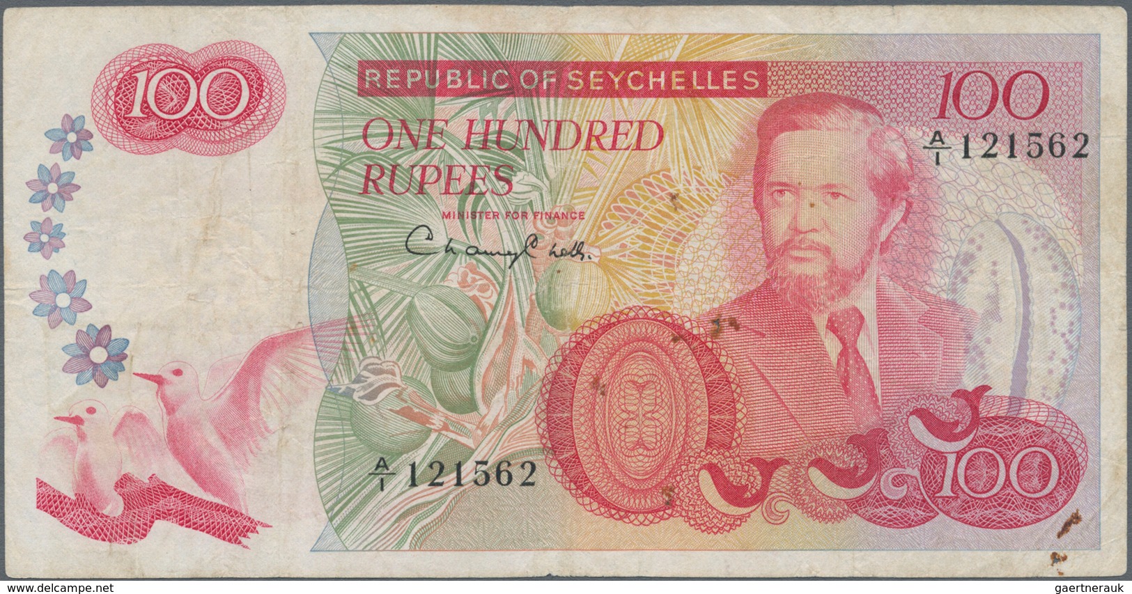 Seychelles / Seychellen: Republic Of Seychelles Set With 3 Banknotes Of The ND(1976-77) Series With - Seychellen