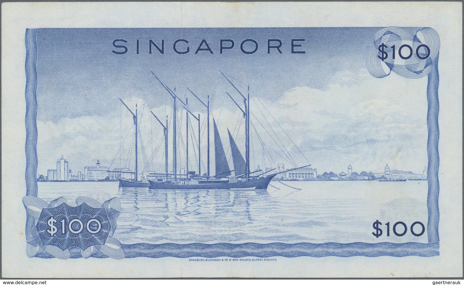 Singapore / Singapur: Board Of Commissioners Of Currency 100 Dollars ND(1967-73), P.6d, Great Origin - Singapur