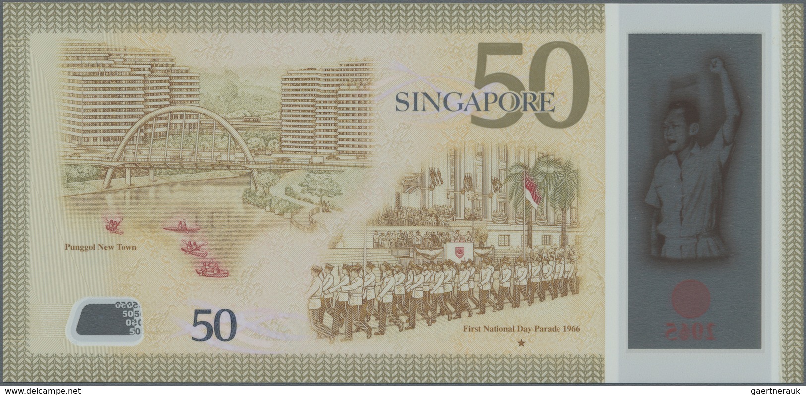 Singapore / Singapur: Monetary Authority Of Singapore Set With 6 Banknotes Of The 2015 Series Commem - Singapore