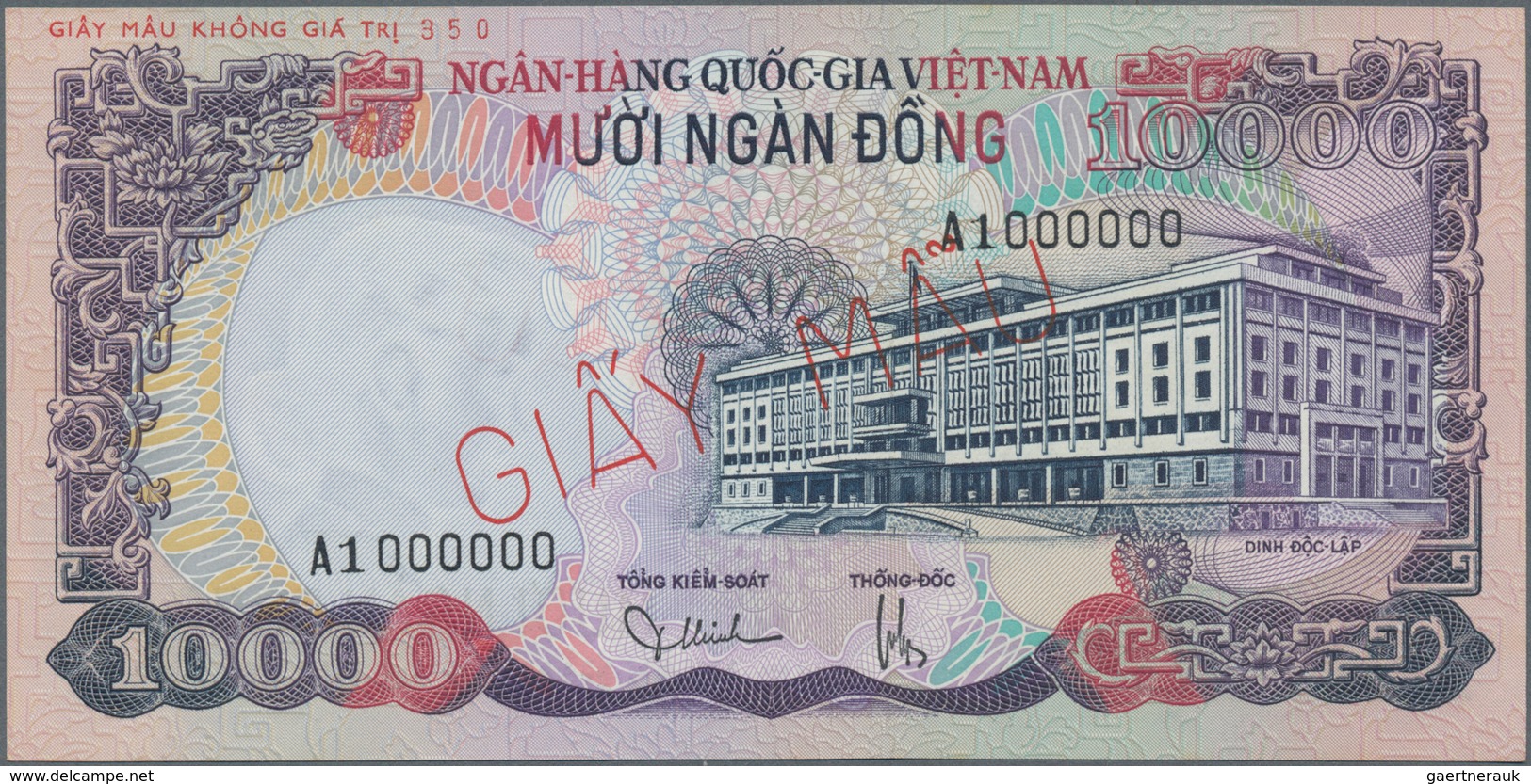 South Vietnam / Süd Vietnam: National Bank Of Vietnam Pair Of The 5000 And 10.000 Dong ND(1975) SPEC - Vietnam