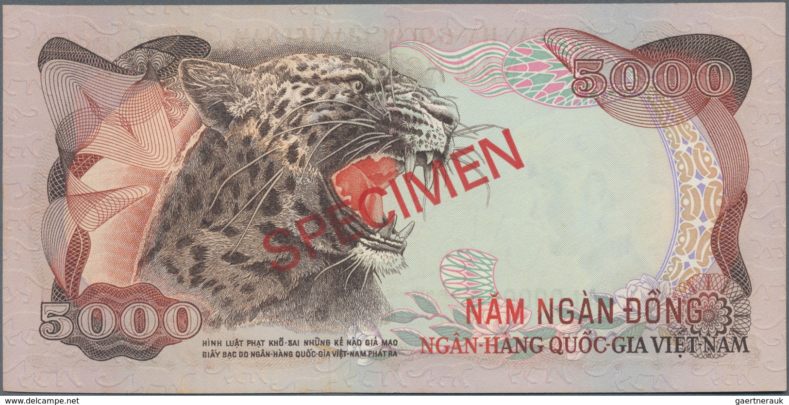 South Vietnam / Süd Vietnam: National Bank Of Vietnam Pair Of The 5000 And 10.000 Dong ND(1975) SPEC - Vietnam