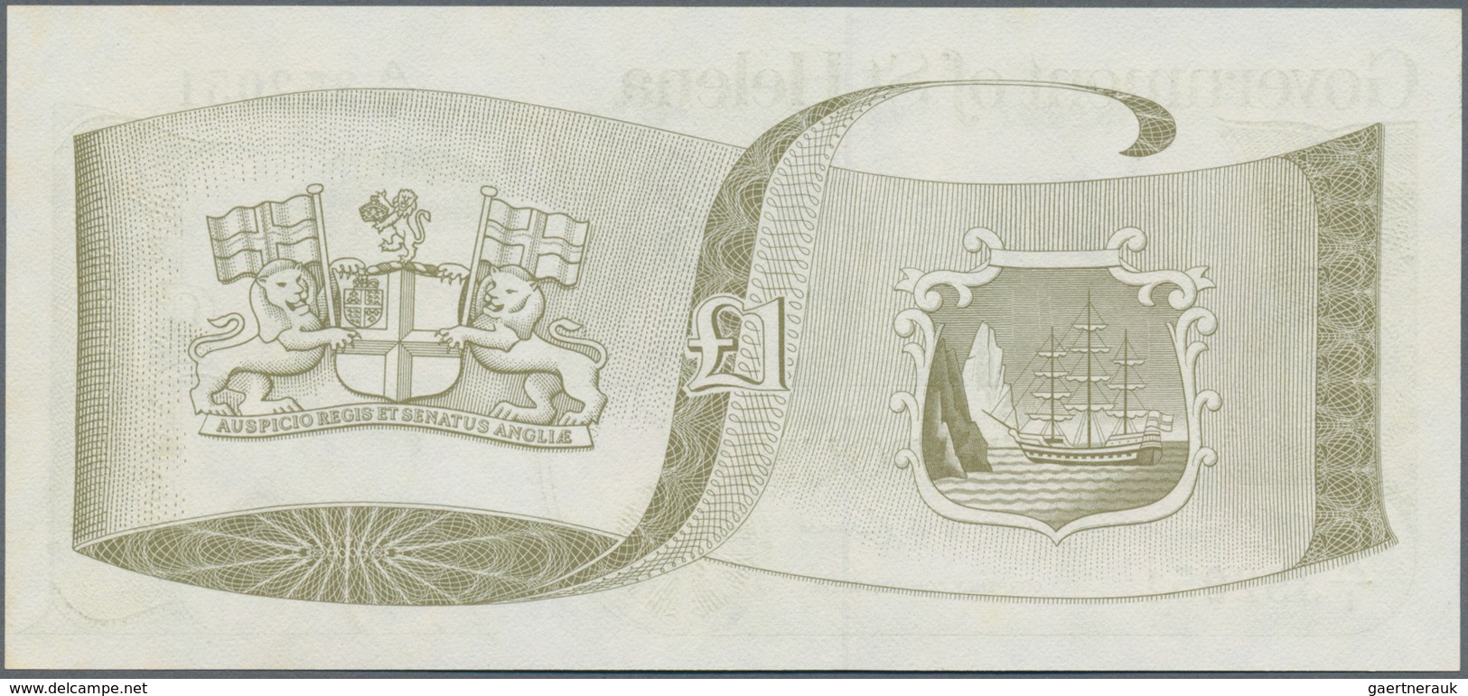 St. Helena: Nice Set With 5 Banknotes Including 2x 1 Pound ND(1981) P.9 With Running Serial Numbers - Isla Santa Helena