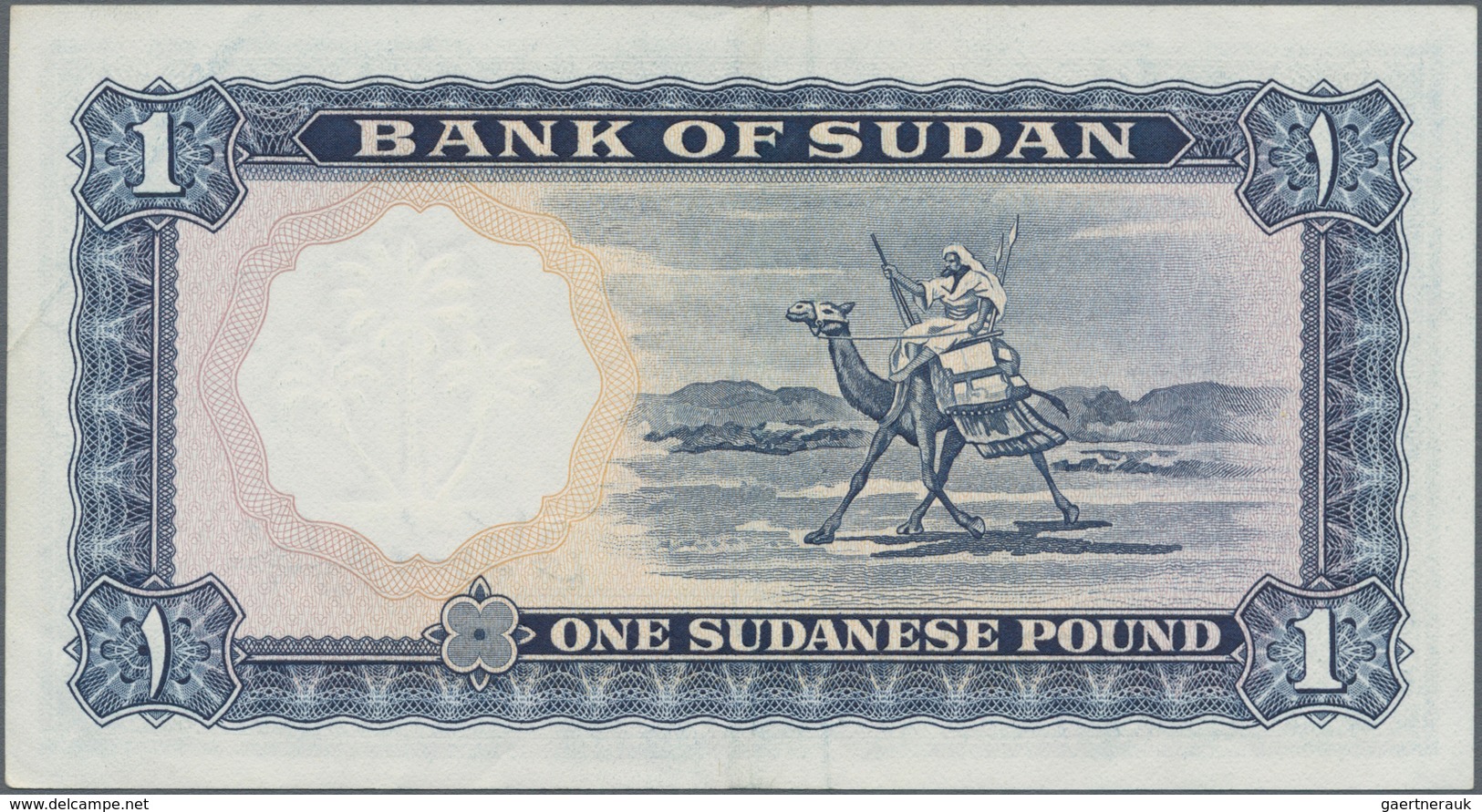 Sudan: 1 Sudanese Pound 1968, P.8e, Great Original Shape With Strong Paper And Bright Colors, Just A - Sudan