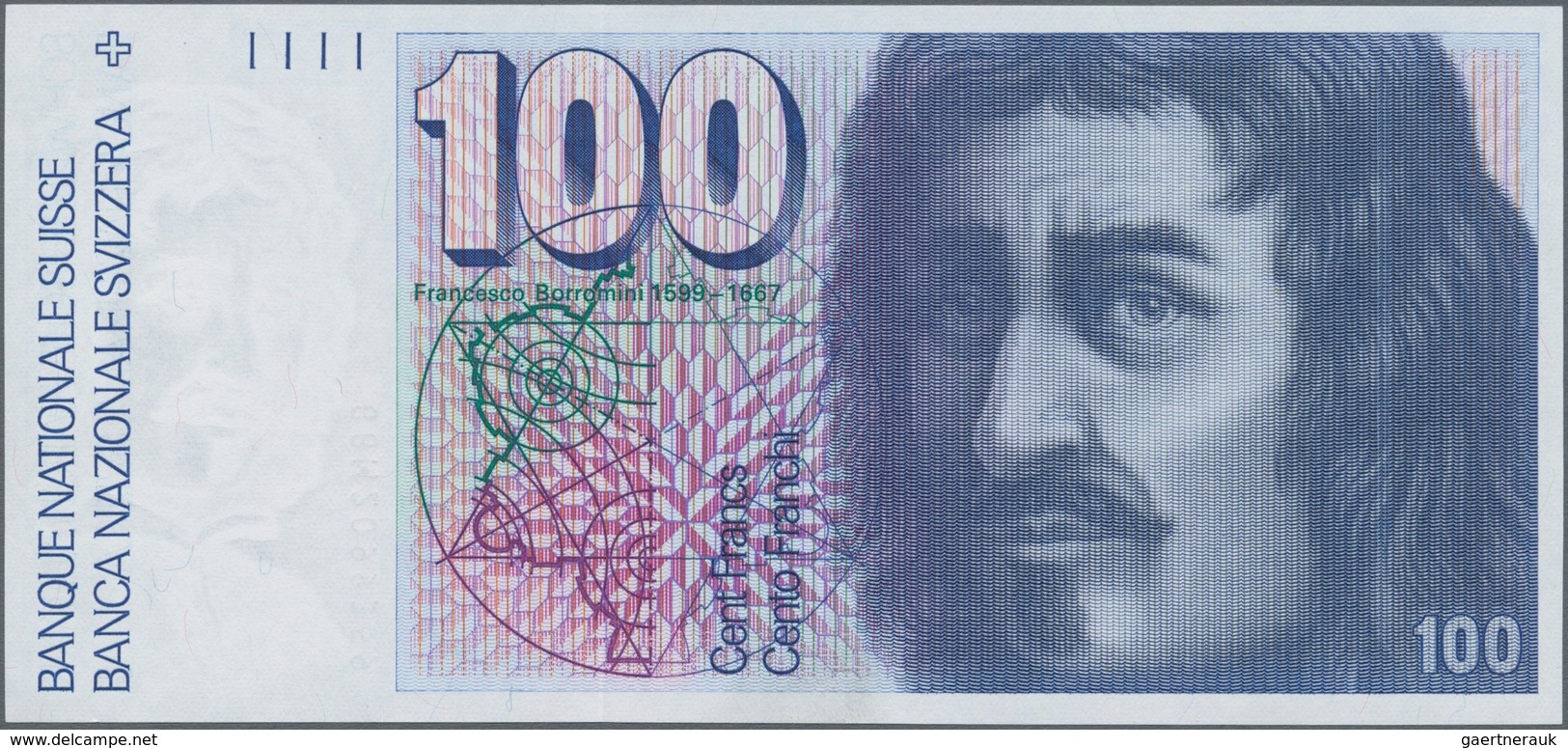 Switzerland / Schweiz: 100 Franken 1988, P.57i In Perfect UNC Condition. - Zwitserland