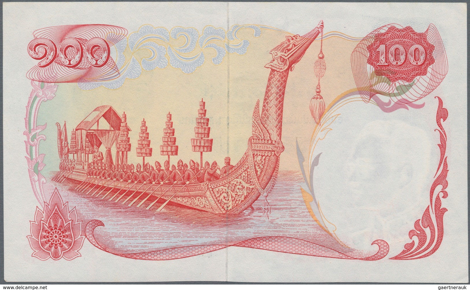 Thailand: 100 Baht ND(1968), P.79 In Perfect UNC Condition. - Tailandia