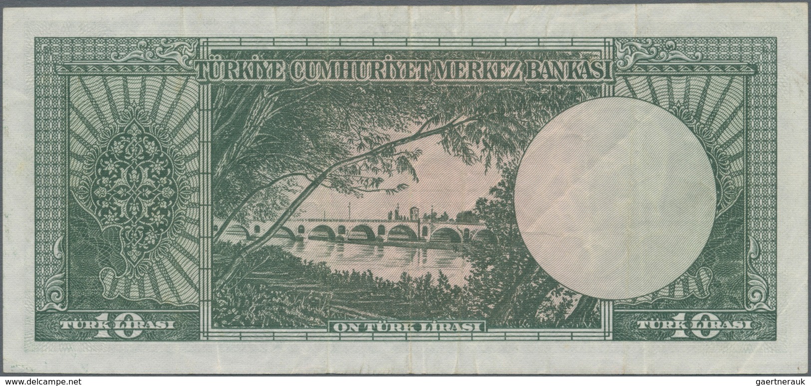 Turkey / Türkei: Pair With 10 Lira L.1930 (1951-61) P.161 (F+) And 100 Lira L.1930 (1951-65) P.177 ( - Turkije