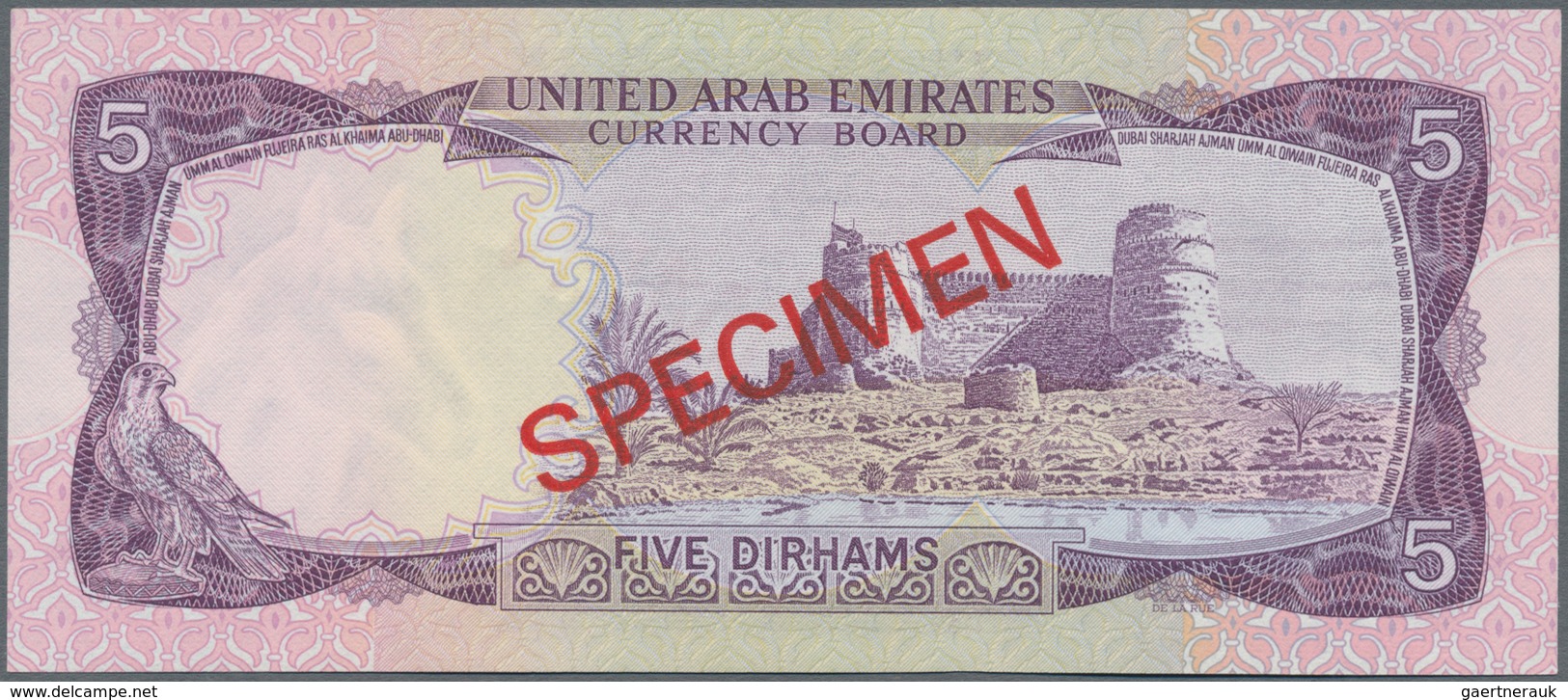 United Arab Emirates / Vereinigte Arabische Emirate: United Arab Emirates Currency Board 5 Dirhams N - Ver. Arab. Emirate