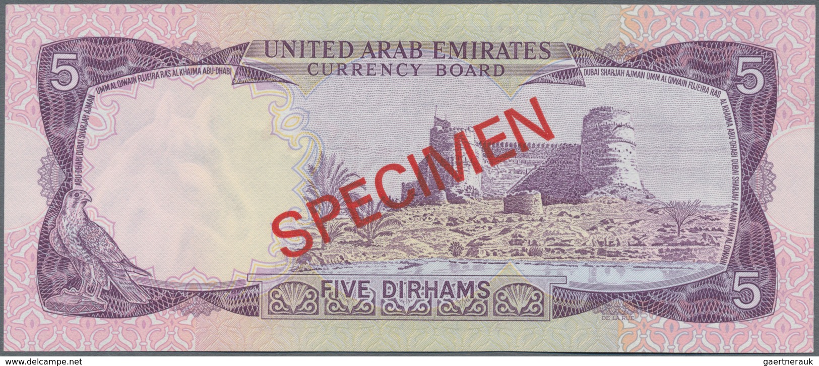 United Arab Emirates / Vereinigte Arabische Emirate: United Arab Emirates Currency Board 5 Dirhams N - Verenigde Arabische Emiraten