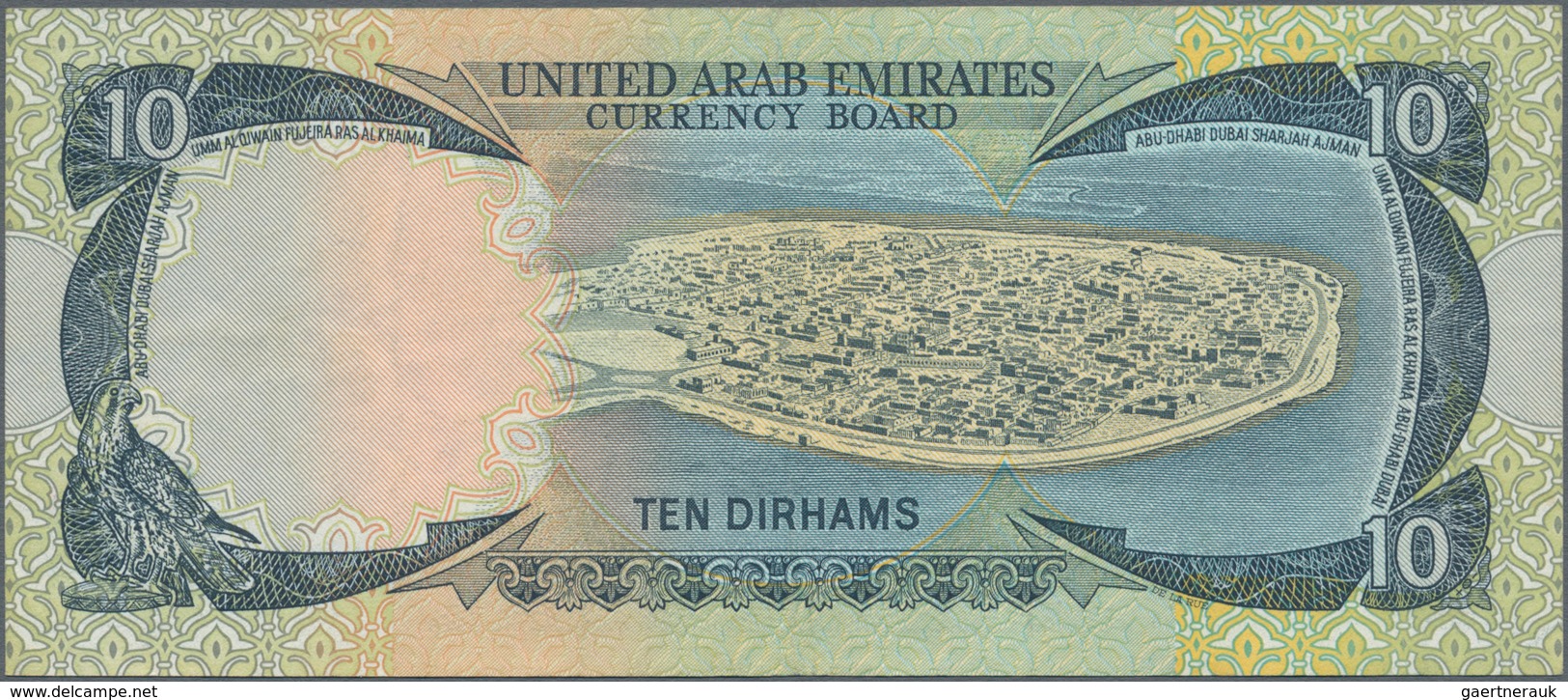 United Arab Emirates / Vereinigte Arabische Emirate: United Arab Emirates Currency Board 10 Dirhams - Verenigde Arabische Emiraten