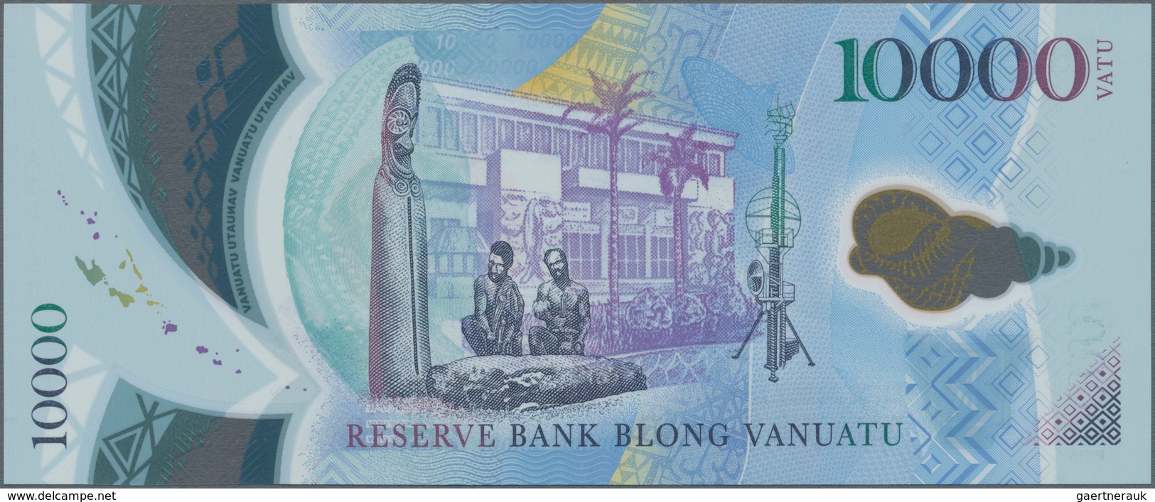 Vanuatu: 10.000 Vatu 2010 Commemorating 30th Anniversary Of Independence, P.16 In Perfect UNC Condit - Vanuatu