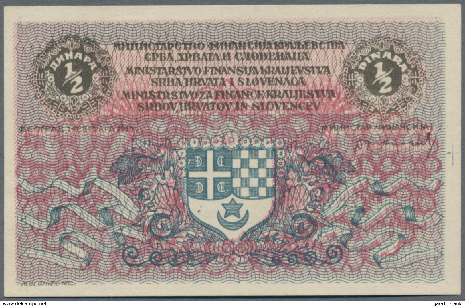 Yugoslavia / Jugoslavien: Kingdom Of Serbs, Croats & Slovenes – Ministry Of Finance, Set With 9 Bank - Yugoslavia