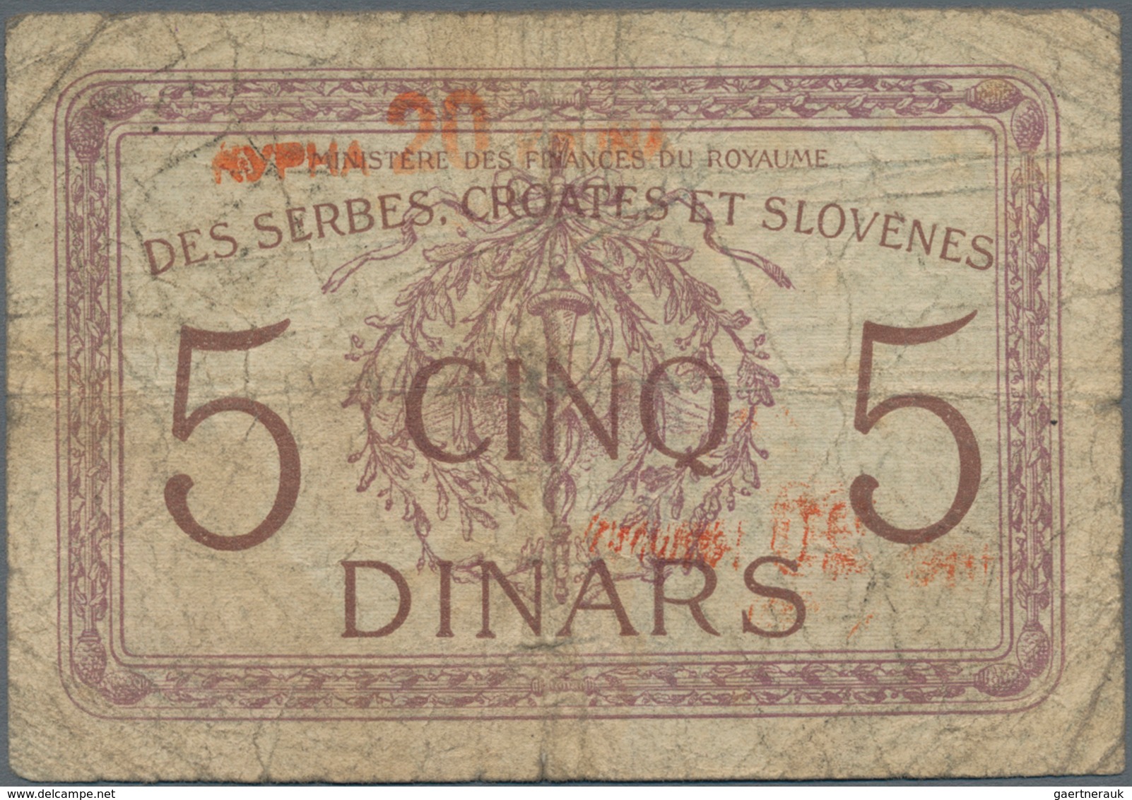 Yugoslavia / Jugoslavien: Kingdom of Serbs, Croats & Slovenes – Ministry of Finance, set with 9 bank