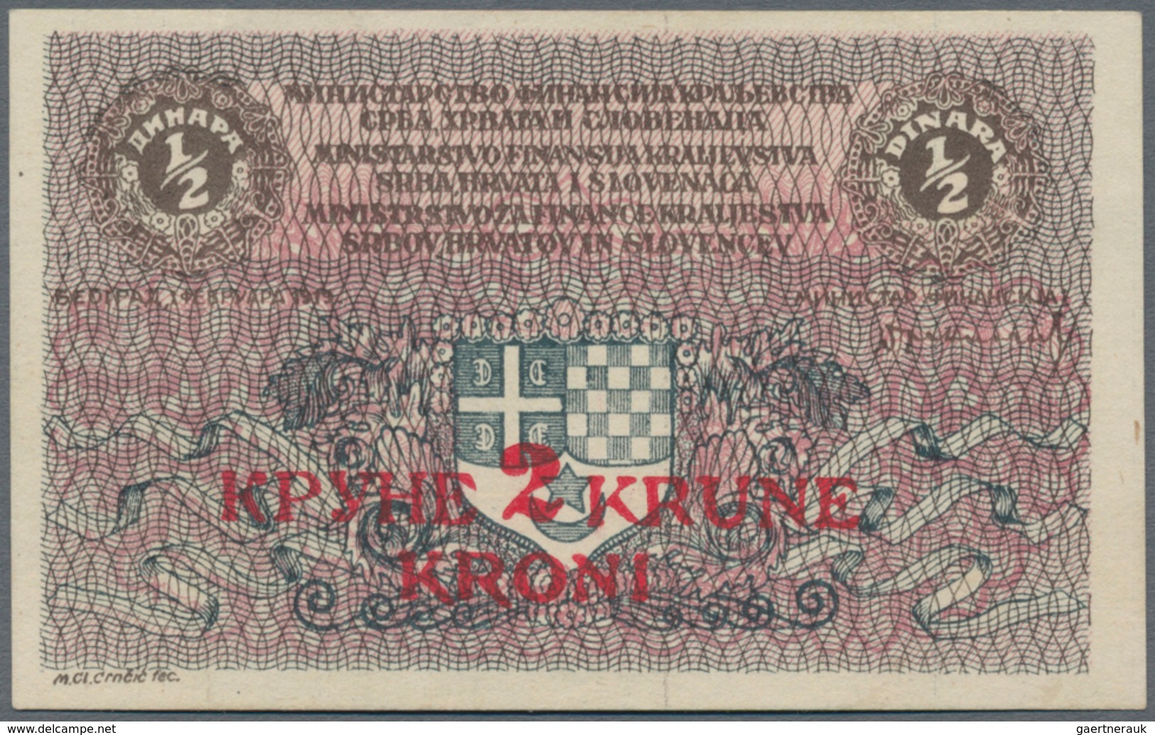 Yugoslavia / Jugoslavien: Kingdom of Serbs, Croats & Slovenes – Ministry of Finance, set with 9 bank