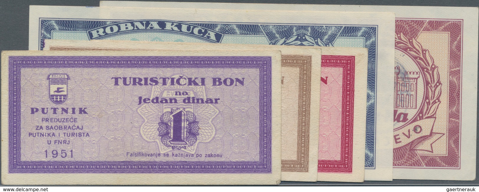 Yugoslavia / Jugoslavien: Huge Lot With 33 Regional And Local Issues, Comprising 1, 10 And 100 Dinar - Yugoslavia