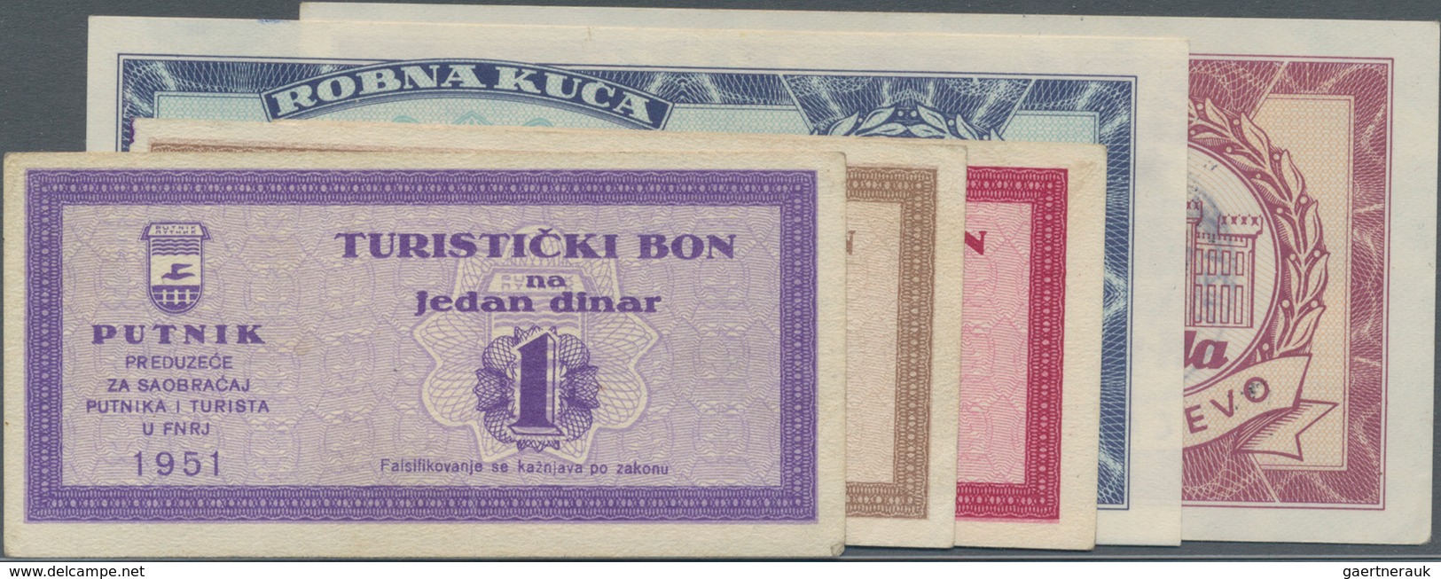 Yugoslavia / Jugoslavien: Huge Lot With 33 Regional And Local Issues, Comprising 1, 10 And 100 Dinar - Joegoslavië