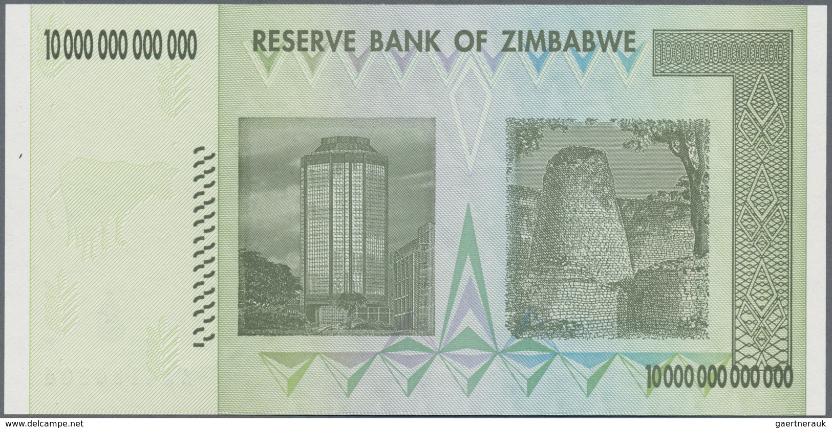 Zimbabwe: Set Of 4 Banknotes 10, 20, 50 And 100 Trillion Dollars 2008, P. 85-91 In UNC Condition. Wo - Simbabwe