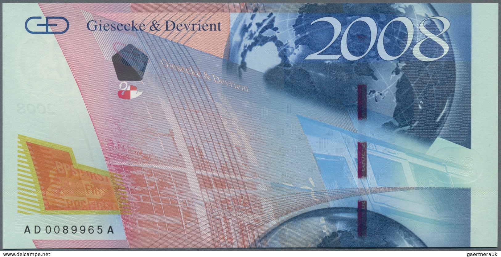 Testbanknoten: Hybrid Testnote "KING LUDWIG" Produced On Special Security Paper Of Louisenthal And P - Fiktive & Specimen