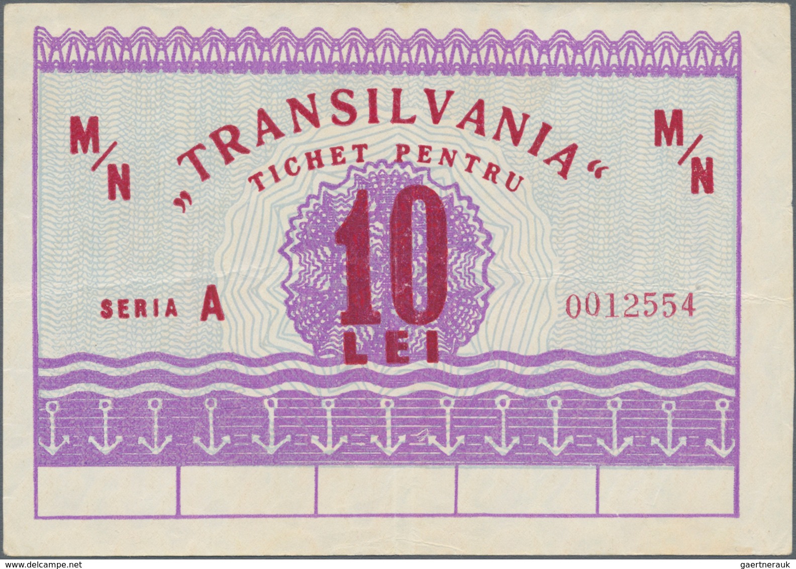 Romania / Rumänien: Set With 3 Pcs. Notgeld TRANSIVANIA TICHET PENTRU With 1, 2 And 10 Lei, ND, P.NL - Rumänien