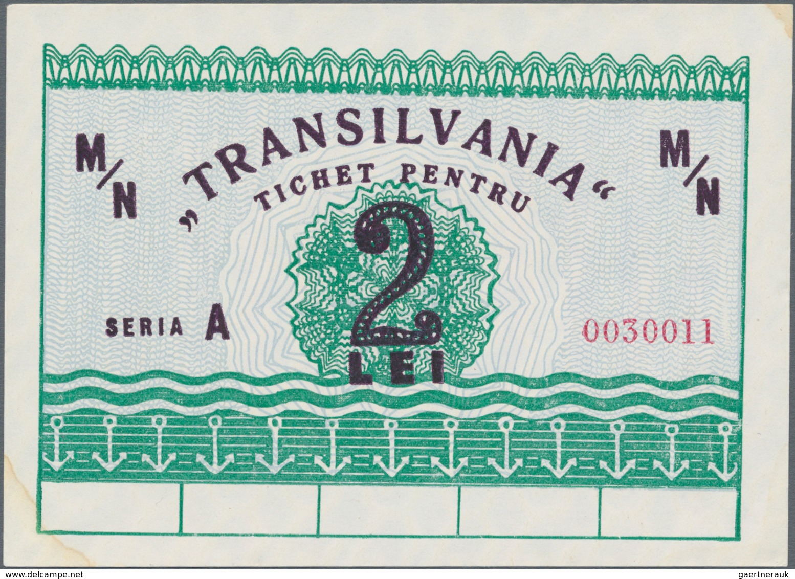 Romania / Rumänien: Set With 3 Pcs. Notgeld TRANSIVANIA TICHET PENTRU With 1, 2 And 10 Lei, ND, P.NL - Roemenië