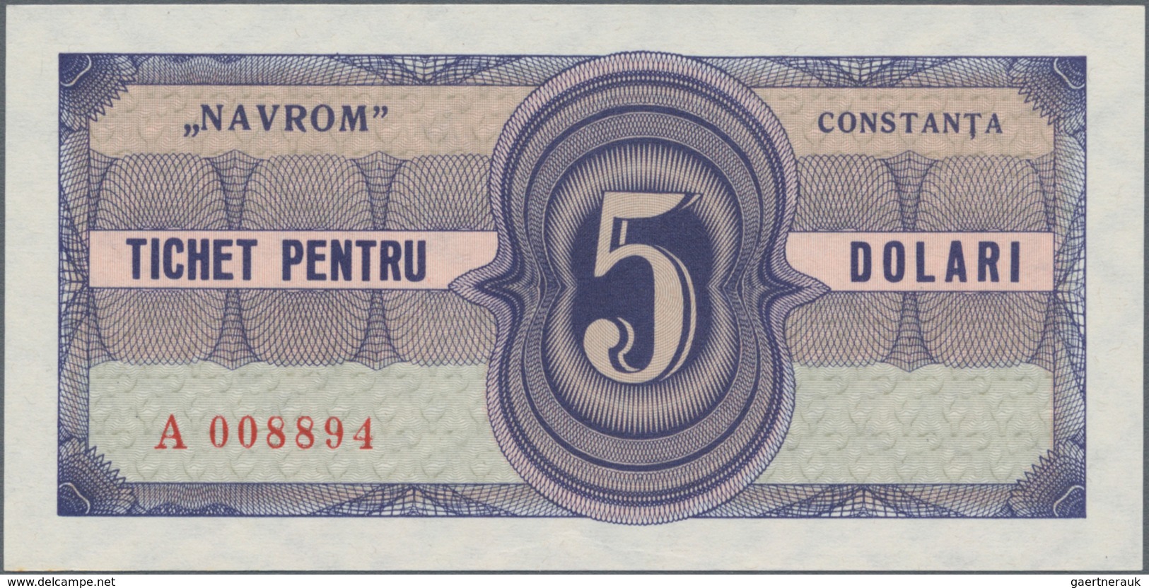 Romania / Rumänien: Set With 7 Pcs. Notgeld NAVROM CONSTANTA 1, 5, 10, 25, 50,Centi And 2 And 5 Dola - Roemenië