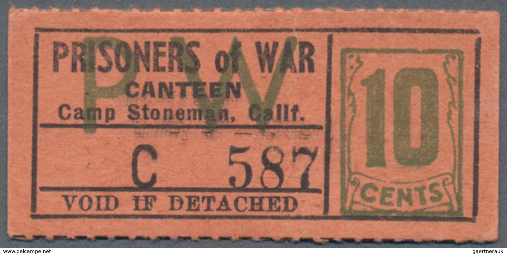 United States Of America: POW Camp TEXAS 1 Cent PMG 65, CALIFORNIA 1 Cent PMG 64, MARYLAND 5 Cents P - Sonstige & Ohne Zuordnung