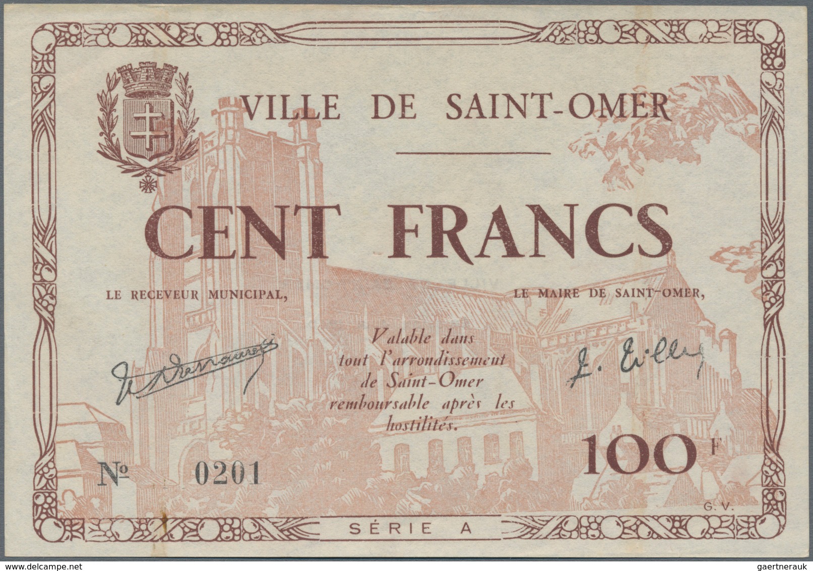 France / Frankreich: Huge Lot With 271 Banknotes Series 1944 Including 229 Pcs. 2 Francs (UNC), 19x - Sonstige & Ohne Zuordnung