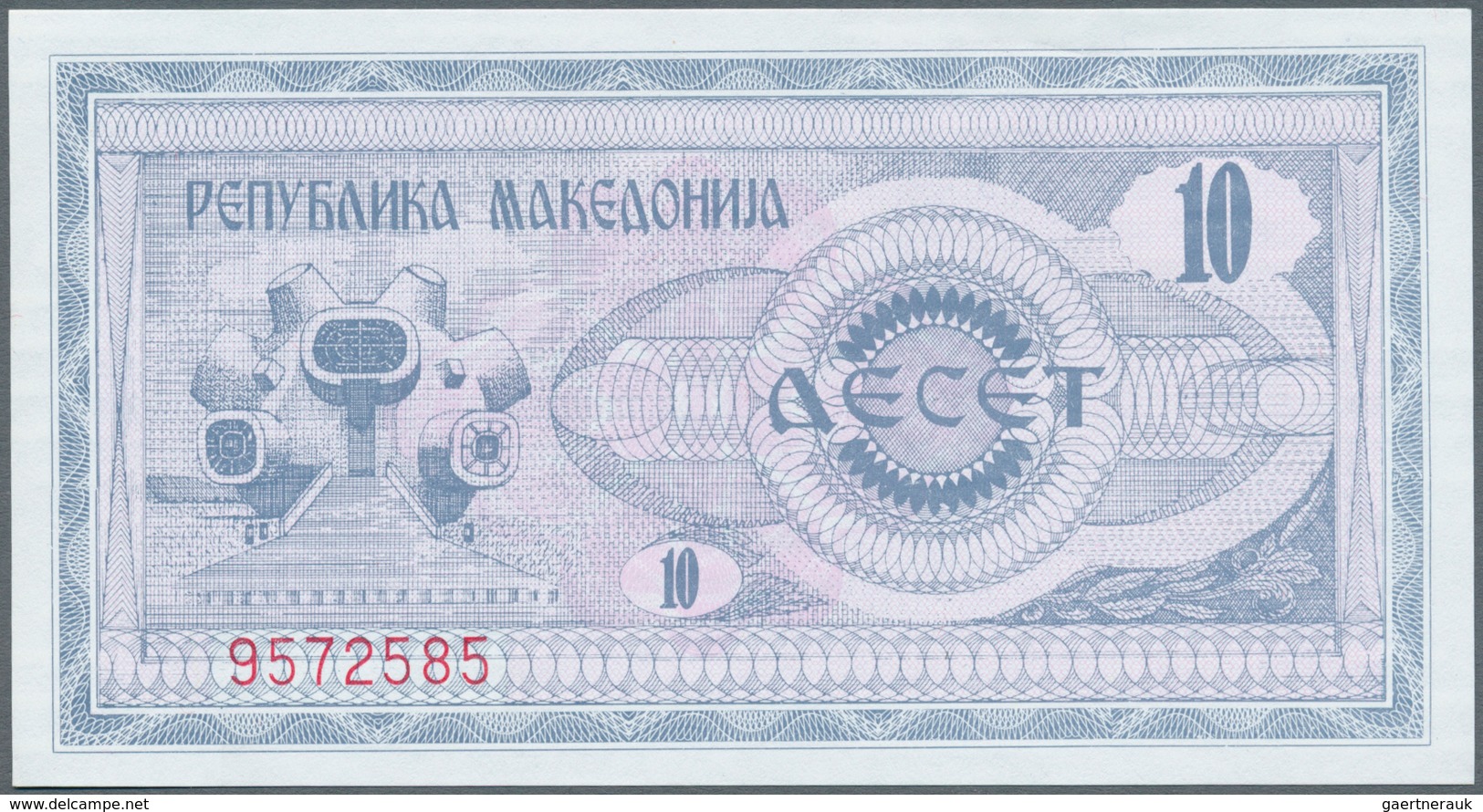 Macedonia / Mazedonien: 1992, Pick 1, Quantity Lot With 173 Banknotes In Good To Mixed Quality, Sort - Noord-Macedonië