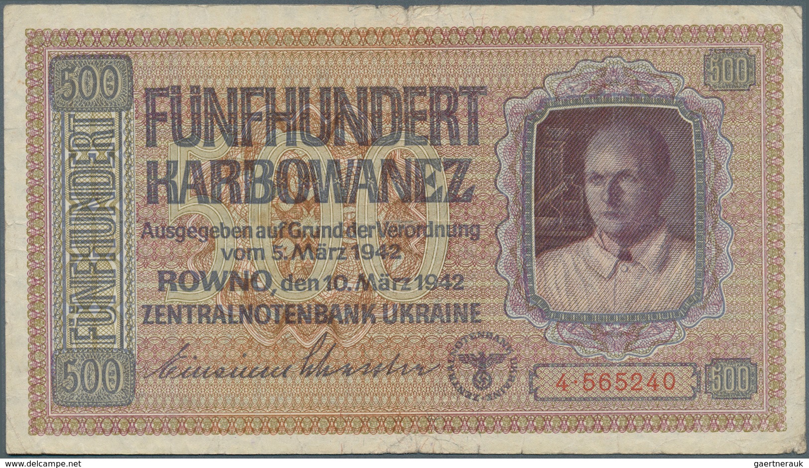 Ukraina / Ukraine: Lot Von 88 Scheinen: Um 1918 11 Scheine Und Bond Certificates 2-1000 Hryven, 24 S - Ucrania