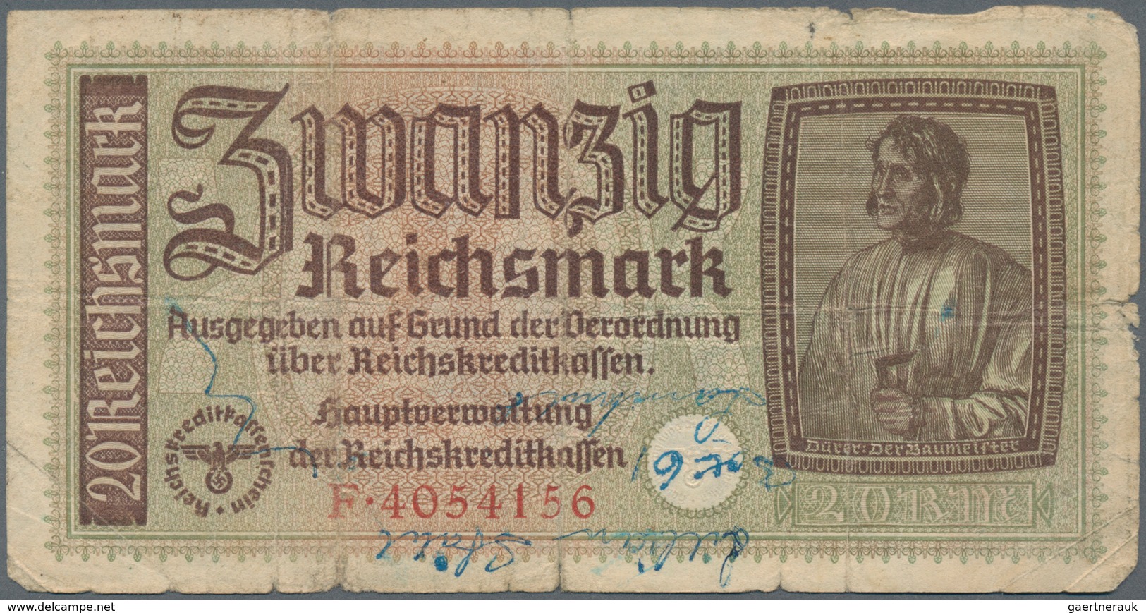 Alle Welt: Small box with about 1000 banknotes, including some better notes in mainly F to VF condit