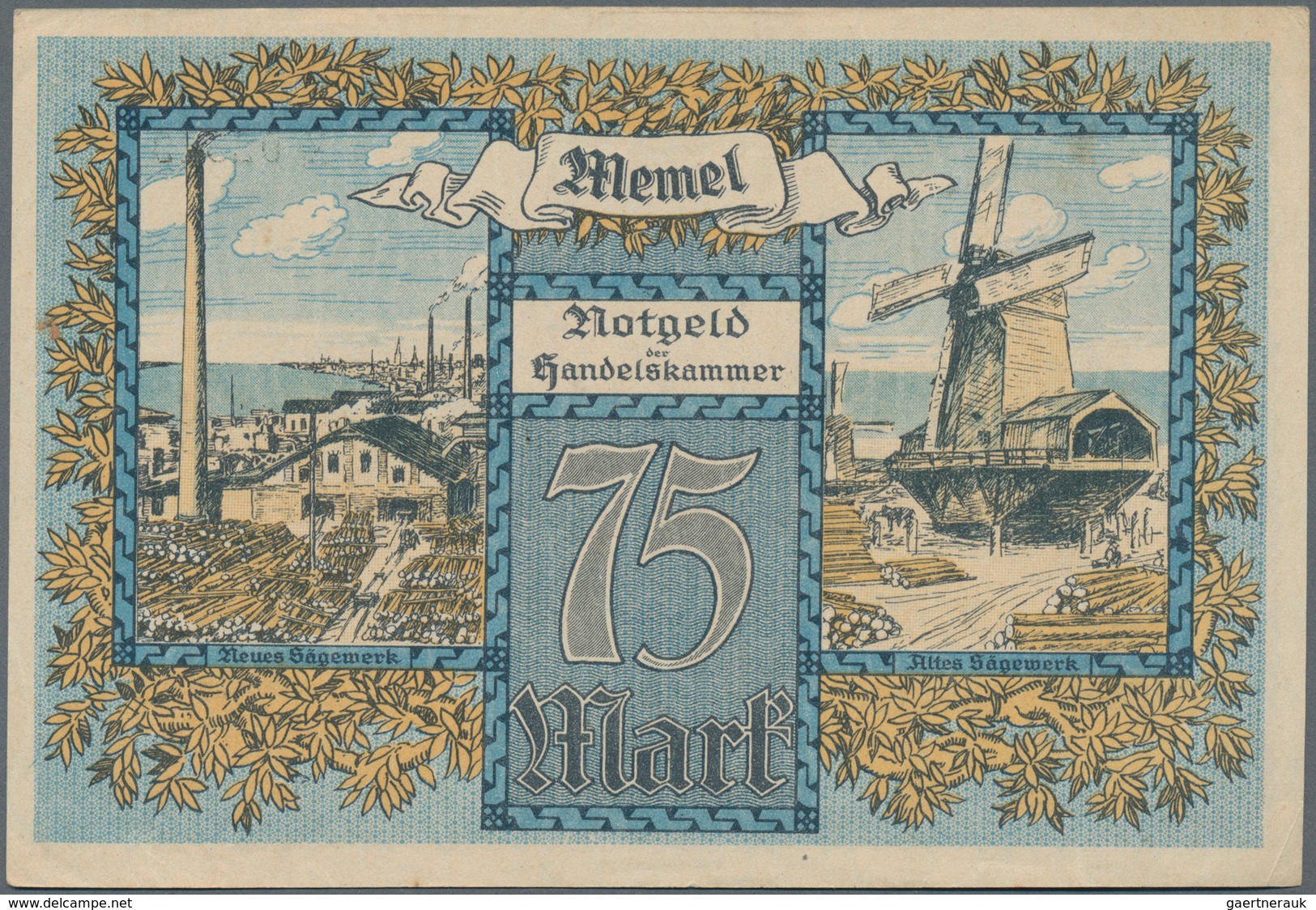 Alle Welt: Album with 112 banknotes from different countries and Notgeld for example Austria Wiener