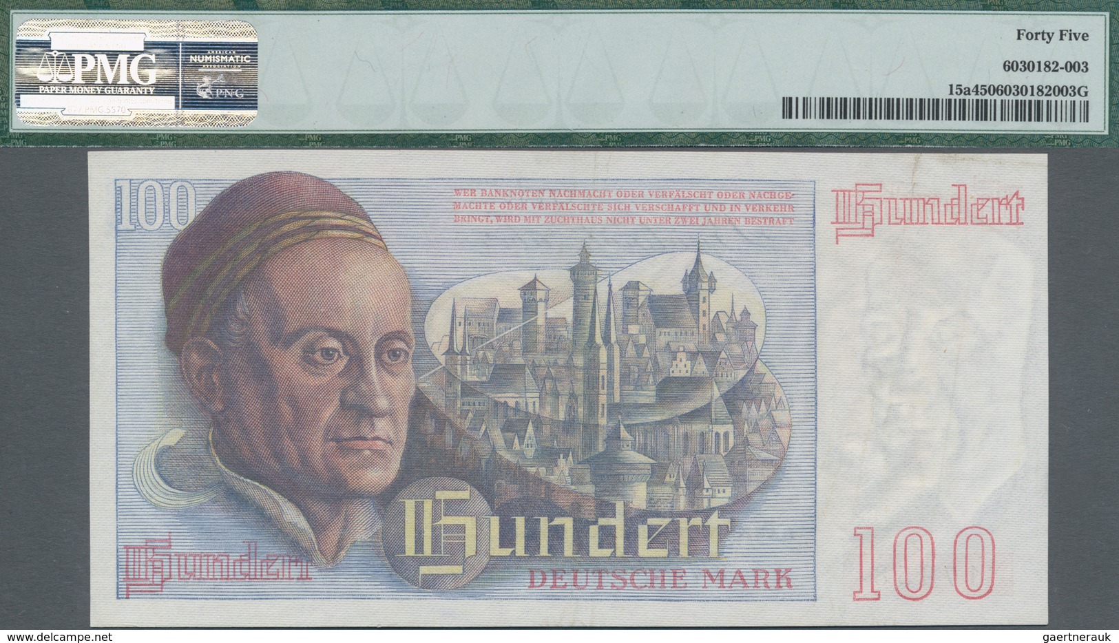 Deutschland - Bank Deutscher Länder + Bundesrepublik Deutschland: 100 DM 1948 - Franzosenschein - Ro - Autres & Non Classés