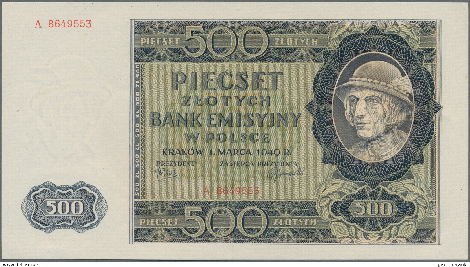 Deutschland - Nebengebiete Deutsches Reich: Generalgouvernement Polen, Lot Mit 11 Banknoten, Dabei 1 - Autres & Non Classés