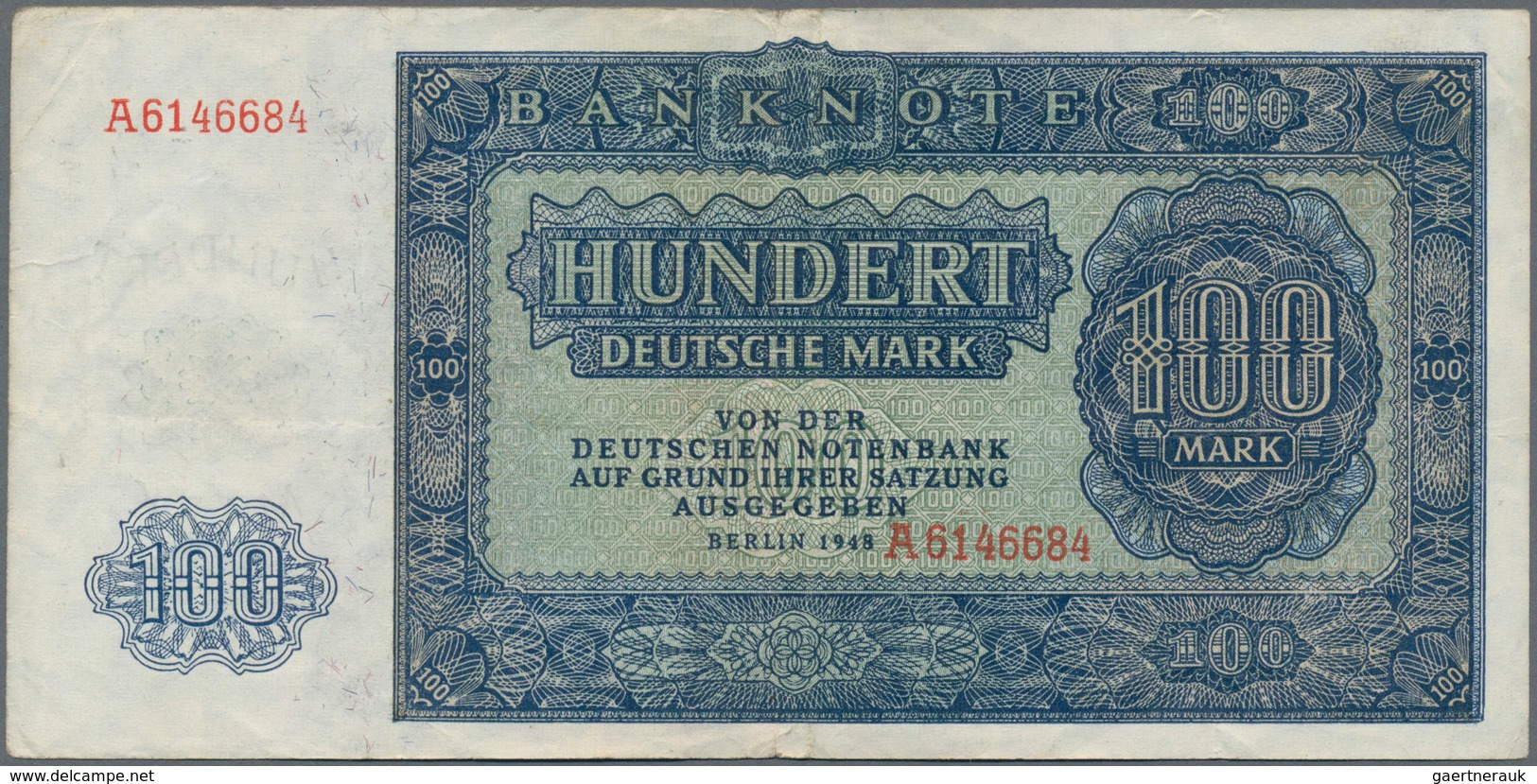 Deutschland - Sonstige: Posten mit mehr als 400 Banknoten Deutsches Reich mit kleinerem Teil Notgeld