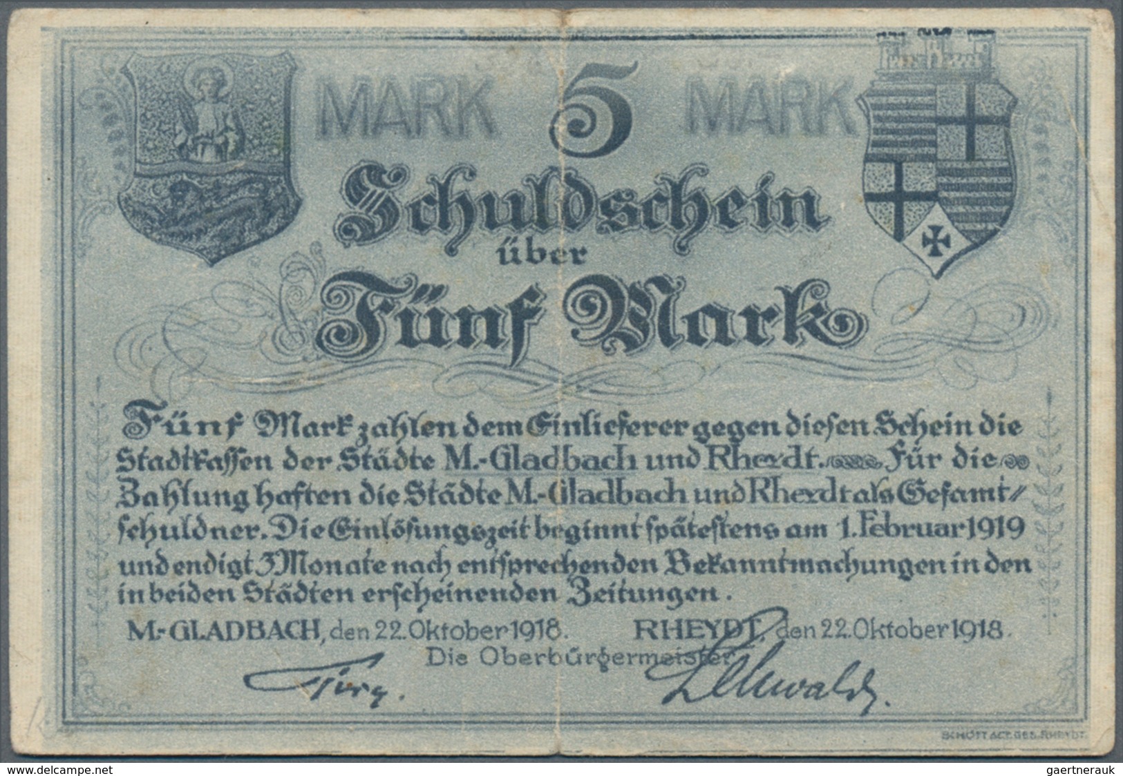 Deutschland - Notgeld: Großnotgeld 1918, Ordner Mit Alphabetisch Angelegtem Bestand Von 208 Ganz übe - Other & Unclassified