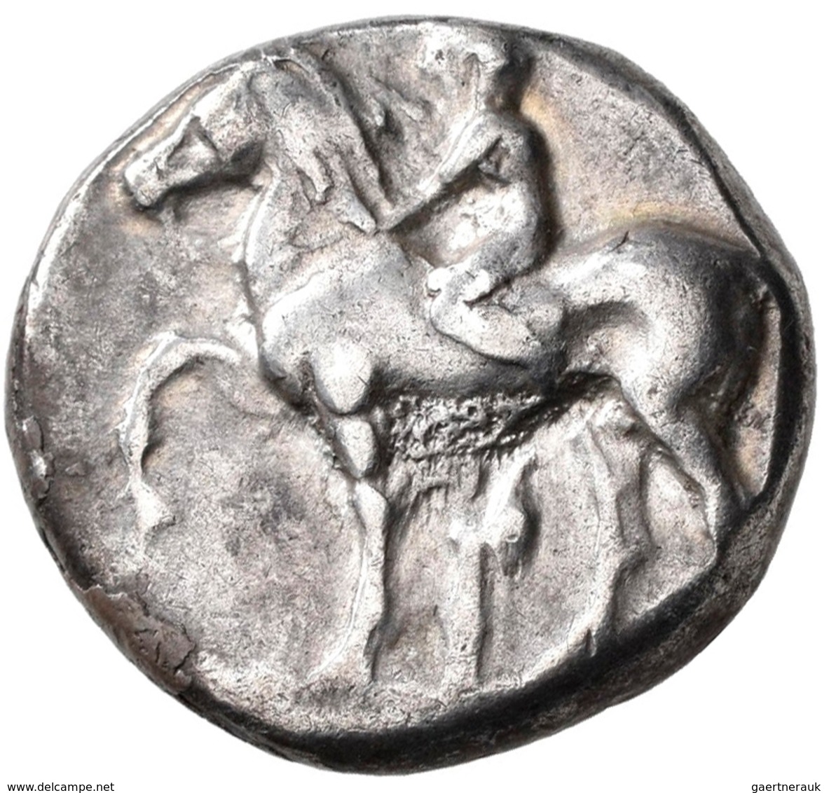 Kalabrien: Tarentum: AR Nomos, Ca. 272-240 V. Chr., 7,81 G, Sehr Schön. - Grecques