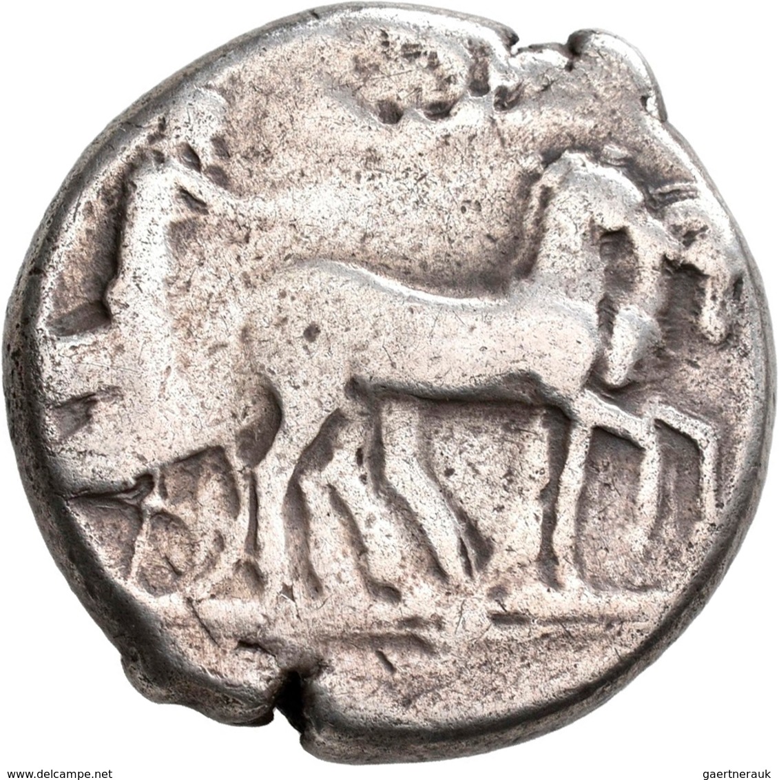 Sizilien - Städte: Siracusa: AR-Tetradrachme, Ca. 485-425 V. Chr., 16,9 G, Kl. Schrötlingsfehler, Se - Greche