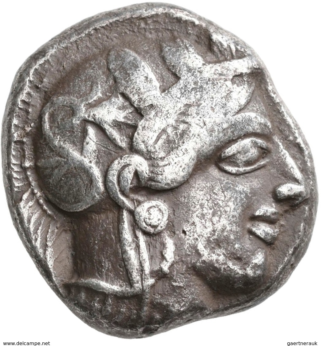 Attika: AR-Tetradrachme, Ca. 479-404 V. Chr., Athen, 16,74 G. Athenakopf Nach Rechts/Eule. Sehr Schö - Grecques