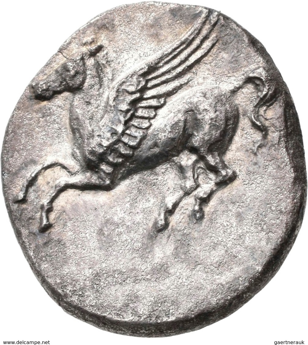 Korinth: AR-Stater, Ca. 375-300 V. Chr., 7,5 G, Sehr Schön. - Autres & Non Classés
