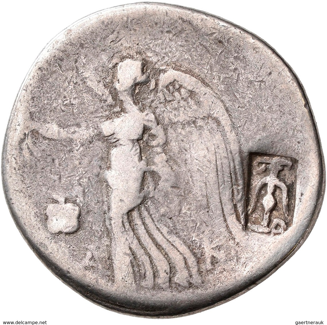 Pamphylien: SIDE: Tetradrachme, 2.-1. Jhd. V. Chr.; 15,94 G, Mit Gegenstempel "Anker" Auf Revers. At - Griegas