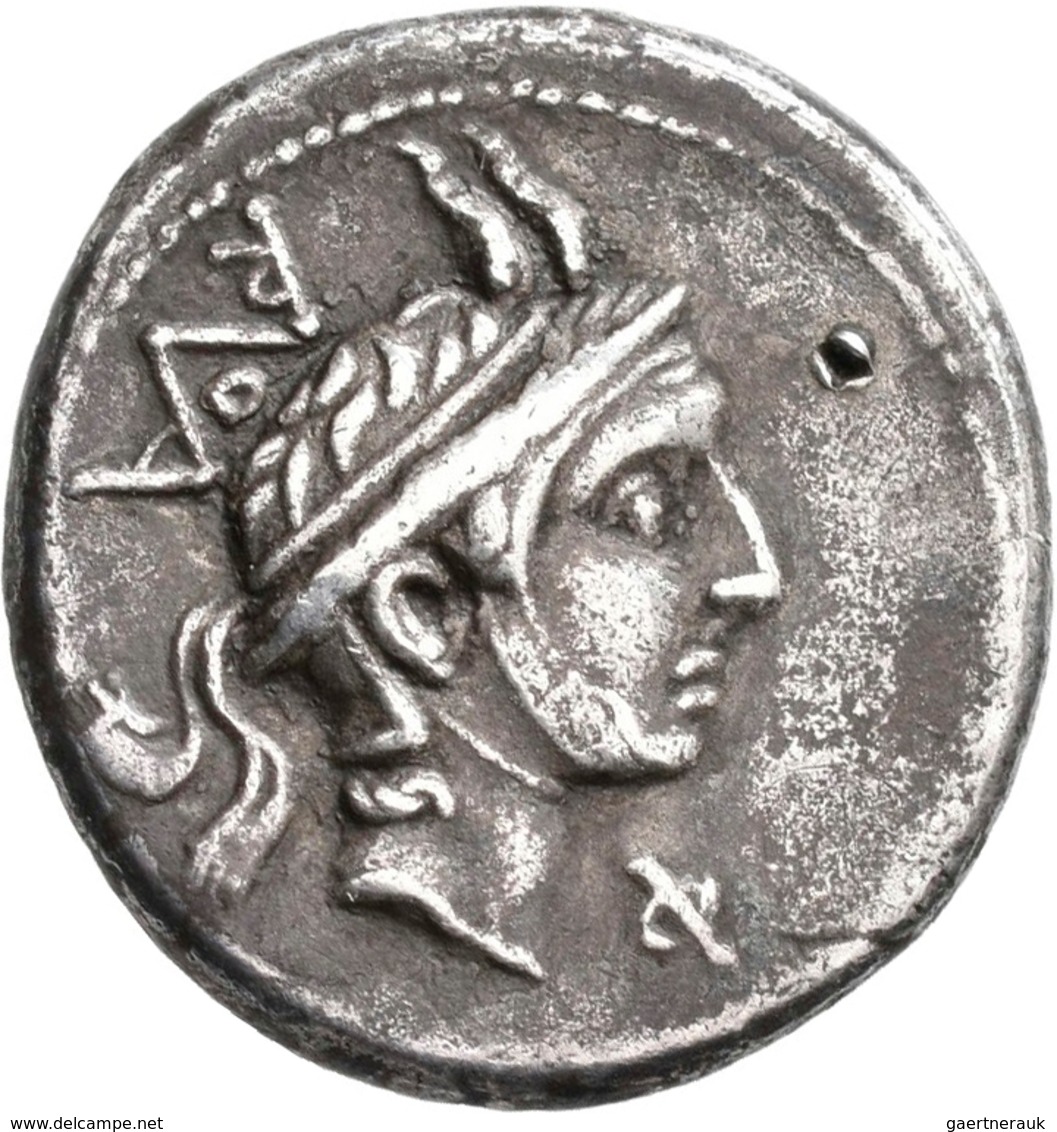Lucius Marcius Q.f.Q.n. Philippus (113/112 V.Chr.): AR-Denar, 113 Oder 112 V. Chr. Kopf König Philip - Autres & Non Classés