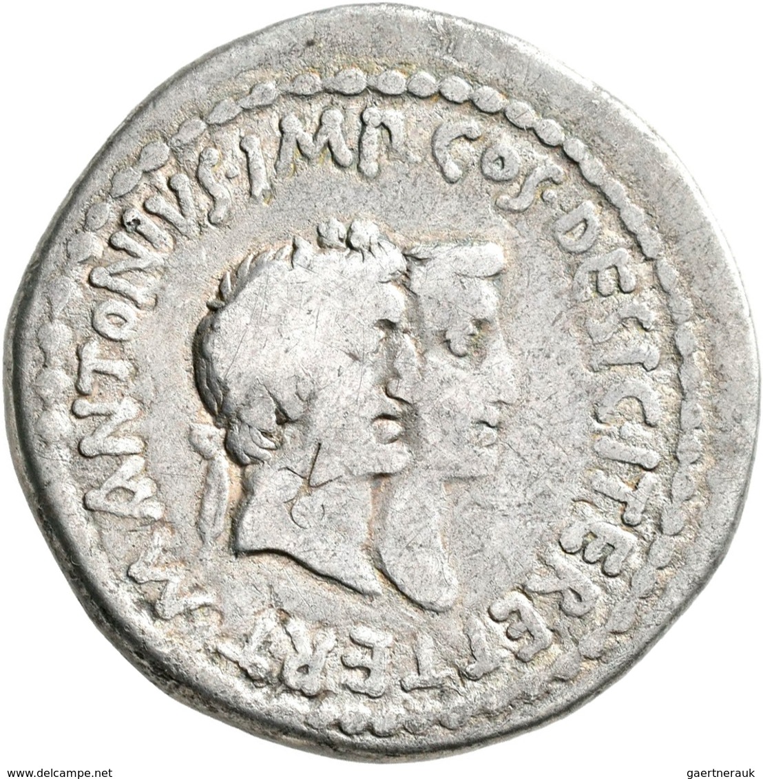 Marcus Antonius (39 V.Chr.): Ionien,Ephesos, Marcus Antonius (+30 V. Chr.) Mit Octavia, Cistophor, S - La Dinastía Julio-Claudia (-27 / 69)