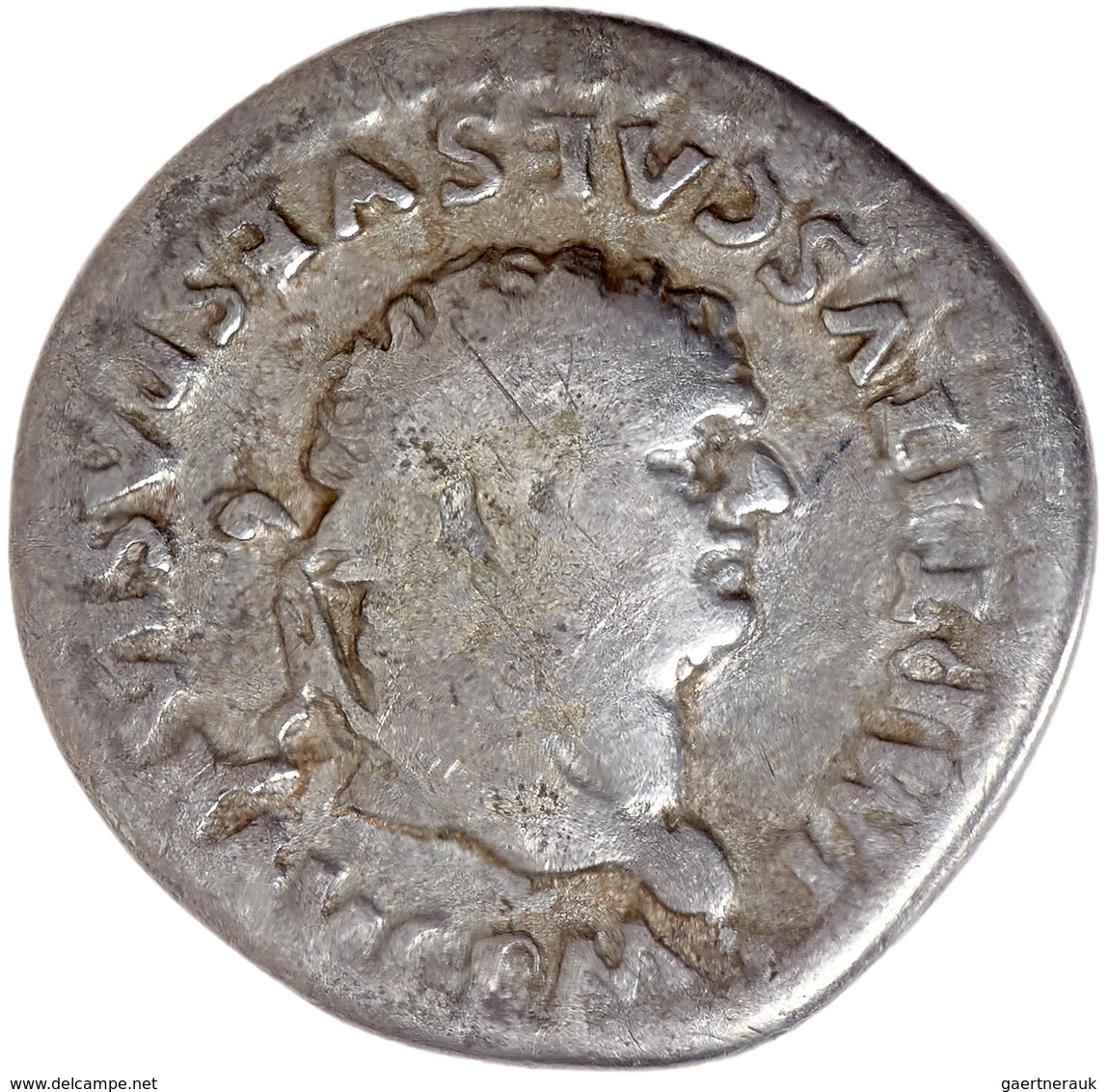 Titus (69 - 79 - 81): 79-81 Nach Christus, Denar Mit Kopfbild Seines Vaters Vespasian In Sehr Schöne - Die Flavische Dynastie (69 / 96)