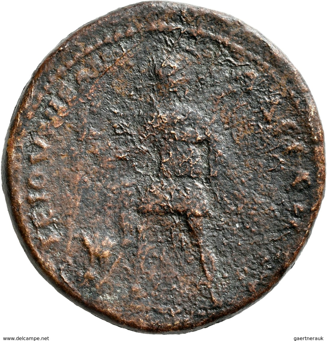 Hadrian (117 - 138): Hadrianus Für Antinoos: Bronze-Medaillon, Zur Erinnerung An Den Im Jahre 130 Er - Die Antoninische Dynastie (96 / 192)