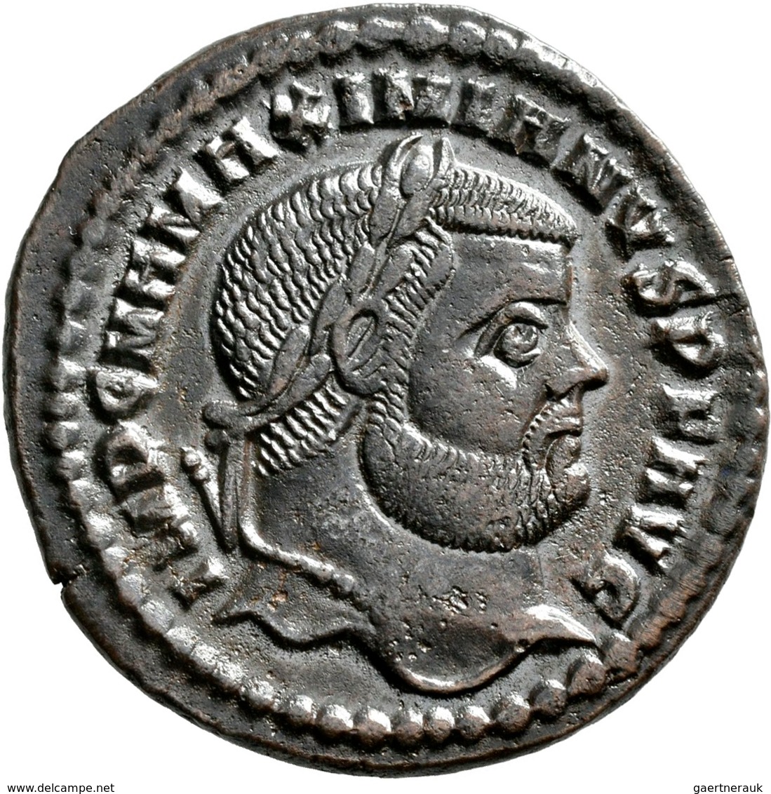 Maximianus (285 - 286 - 305, 307 - 308, 310): Æ-Nummis, Cyzicus, GENIO POPVLI ROMANI, 8,9 G, Kampman - Die Tetrarchie Und Konstantin Der Große (284 / 307)