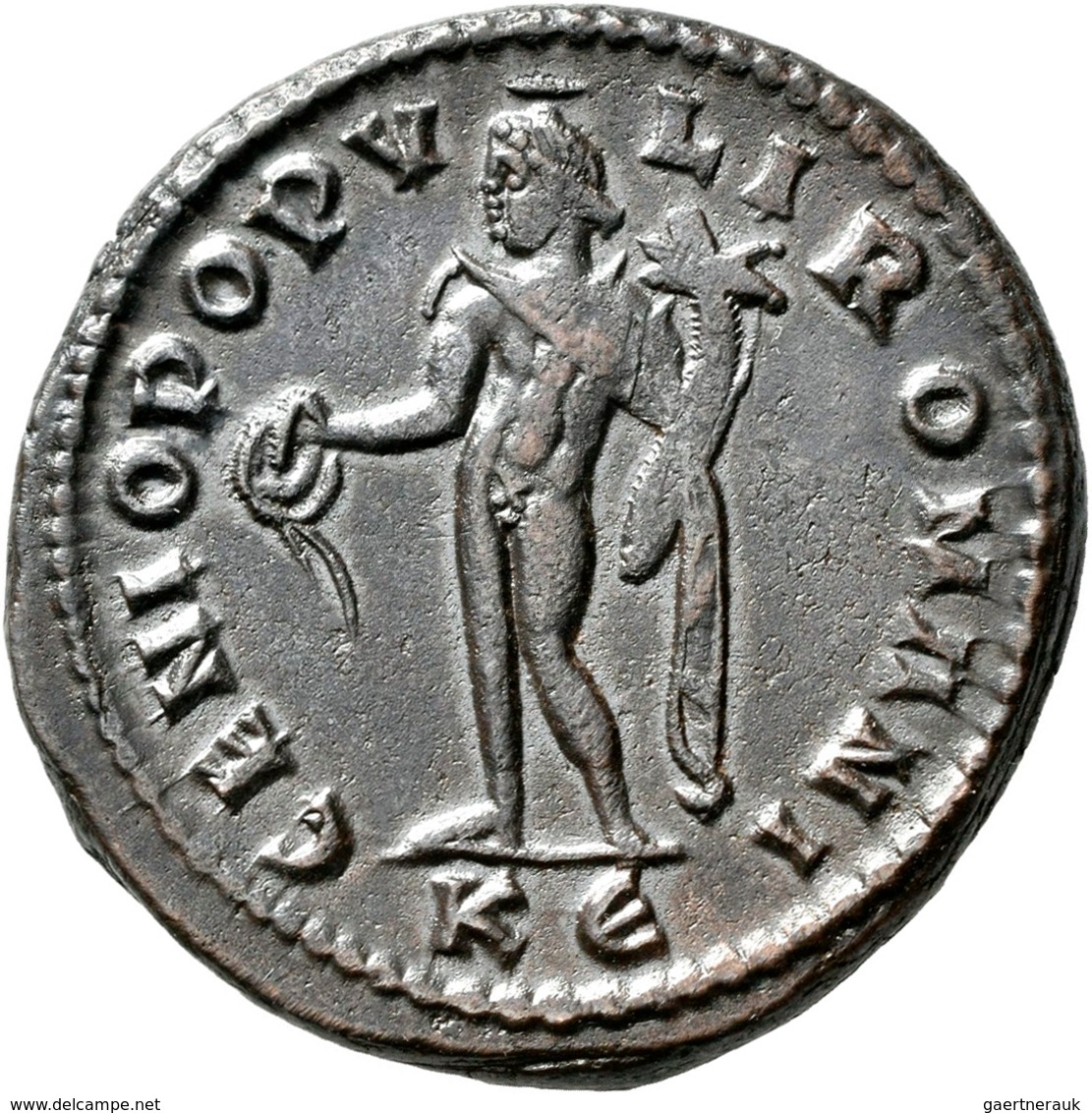 Maximianus (285 - 286 - 305, 307 - 308, 310): Æ-Nummis, Cyzicus, GENIO POPVLI ROMANI, 8,9 G, Kampman - La Tetrarchia E Costantino I Il Grande (284 / 307)