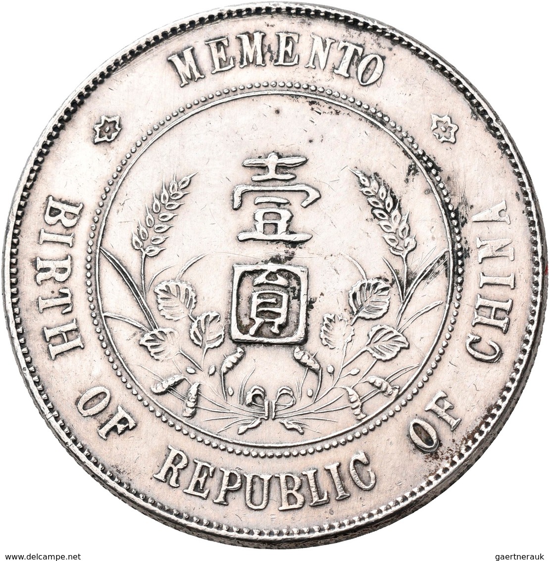 China: Lot 4 Münzen: 1 Dollar (Yuan) folgender Jahre: Szechuan, Year 1 (1912) KM# Y 456; Präsident Y